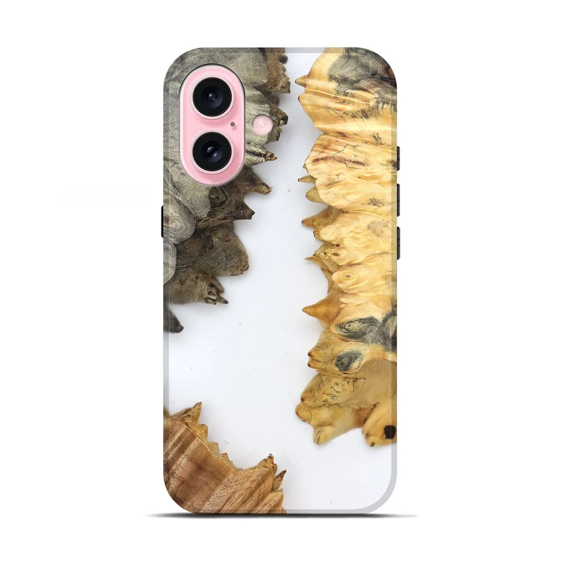 iPhone 17 Wood Live Edge Phone Case - Sharyn (Clear, 829285)