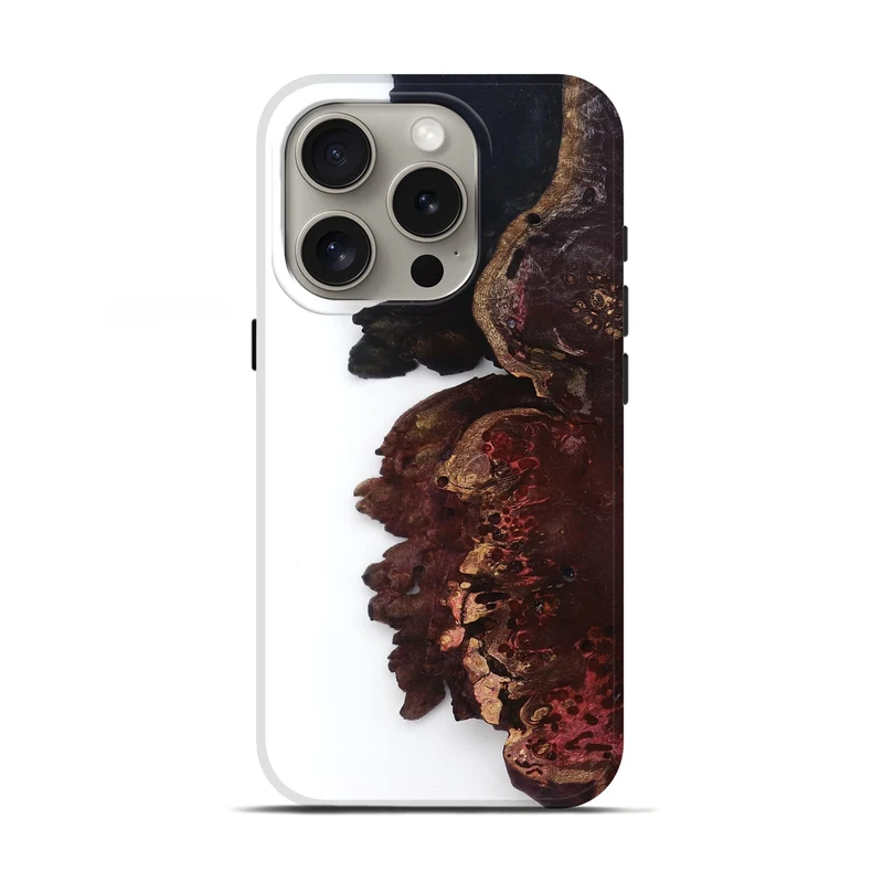 iPhone 16 Pro Wood Live Edge Phone Case - Kayli (Clear, 829276)