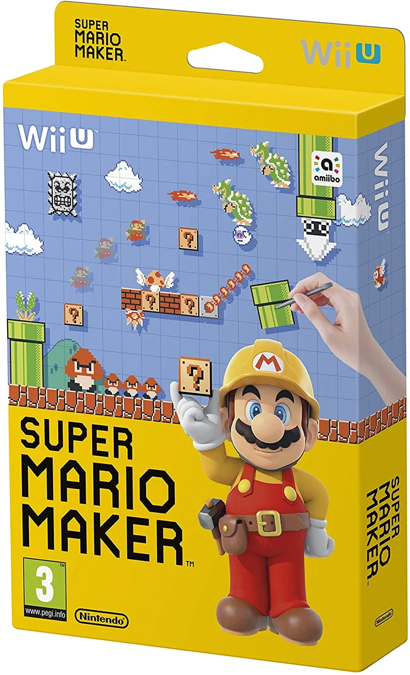 SUPER MARIO MAKER LIMITED EDITION NINTENDO WII U EDIZIONE REGNO UNITO