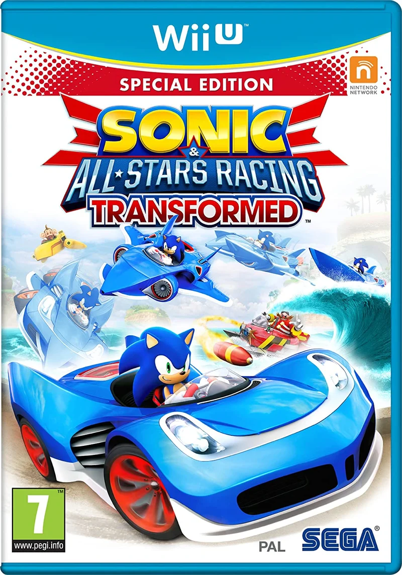 SONIC AL STARS RACING TRANSFORMED NINTENDO WII U EDIZIONE ITALIANA