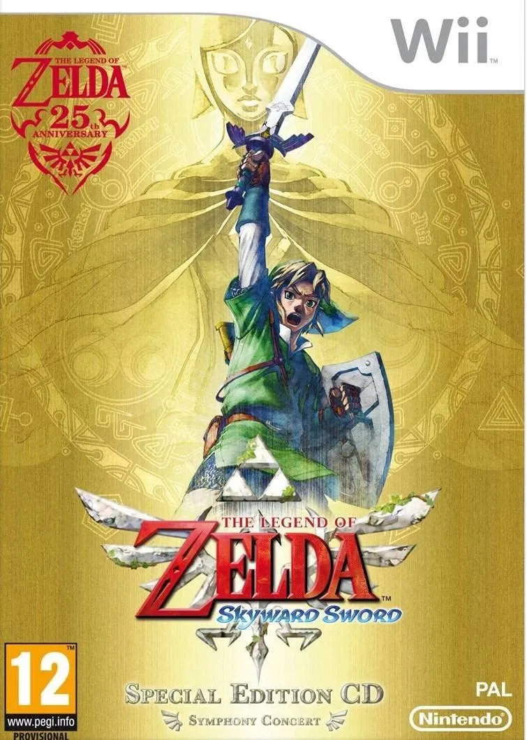 THE LEGEND OF ZELDA SKYWARD SWORD NINTENDO WII EDIZIONE ITALIANA PRIMA STAMPA