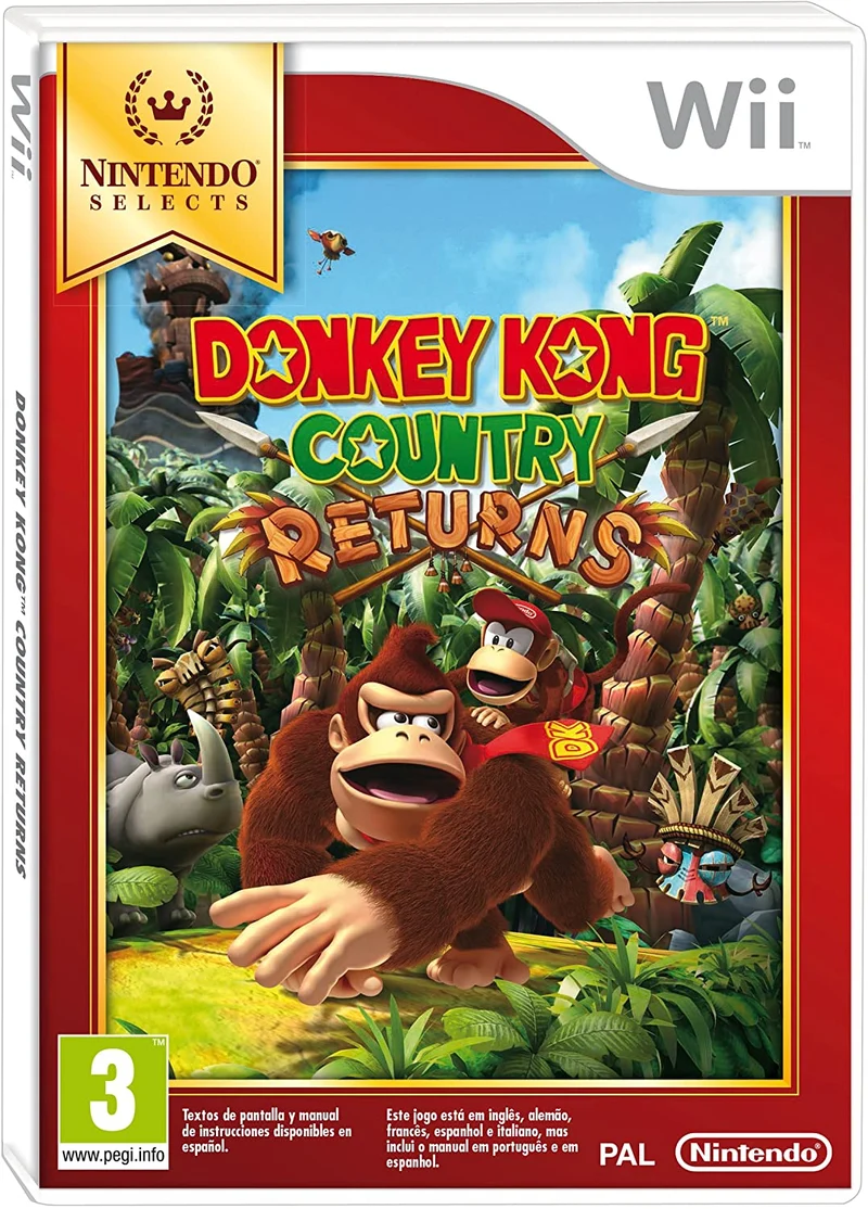 DONKEY KONG COUNTRY RETURNS NINTENDO WII EDIZIONE ITALIA
