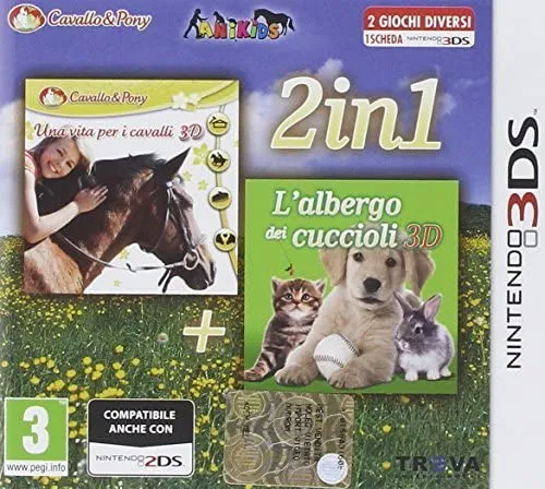 2in1 UNA VITA PER I CAVALLI 3D + L'ALBERO DEI CUCCIOLI 3D NINTENDO 3DS EDIZIONE ITALIANA