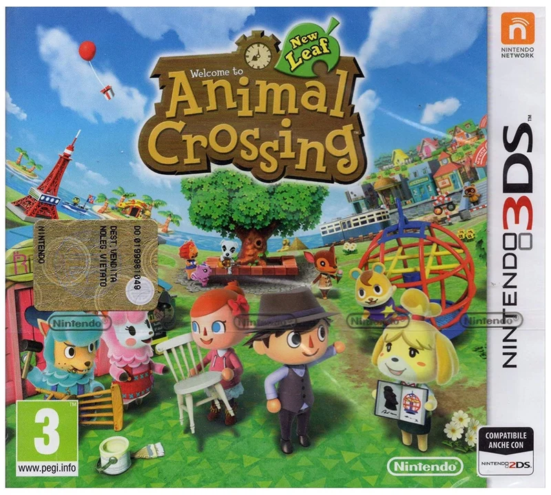 ANIMAL CROSSING NEW LEAF NINTENDO 3DS EDIZIONE INGLESE