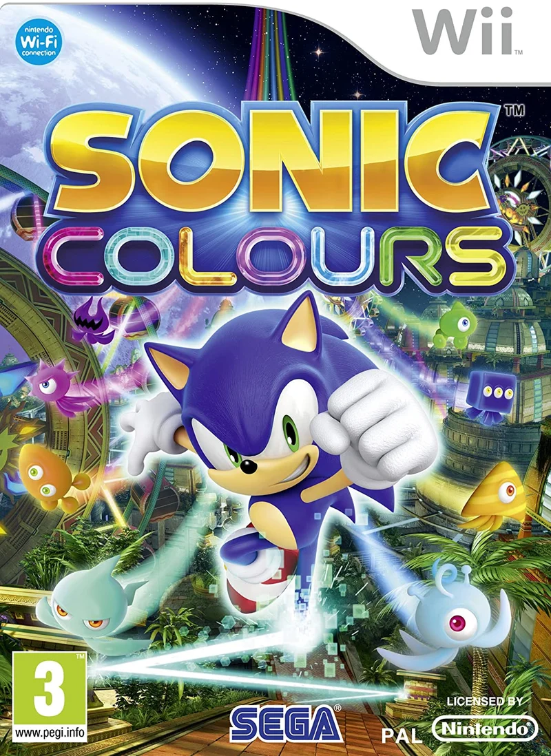 SONIC COLOURS NINTENDO WII EDIZIONE REGNO UNITO