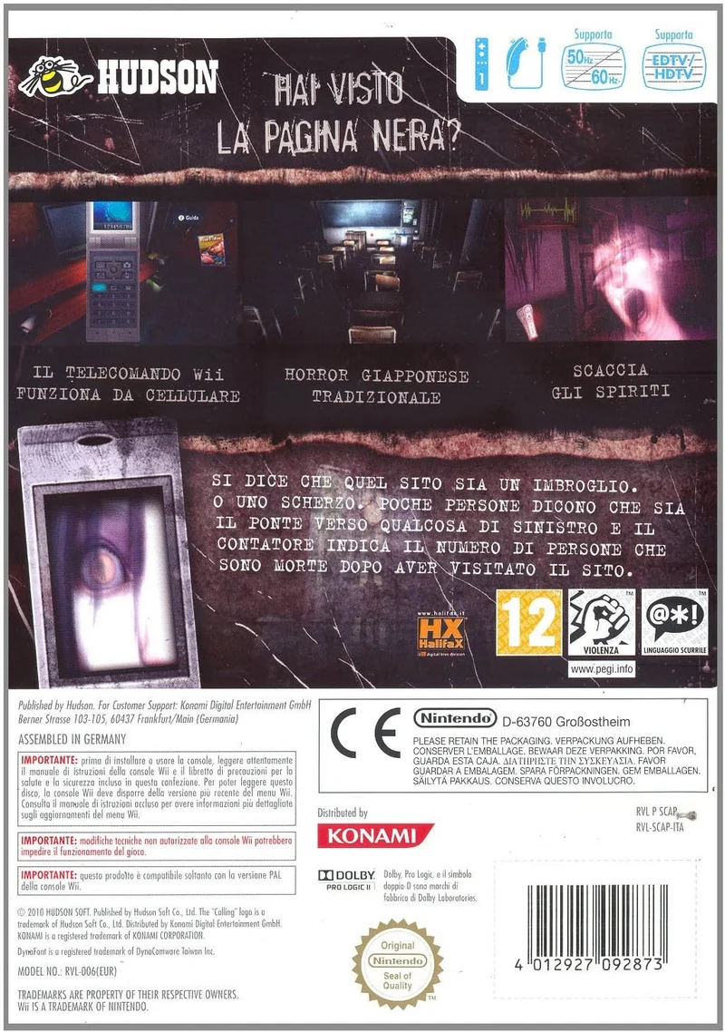 CALLING NINTENDO WII EDIZIONE ITALIANA