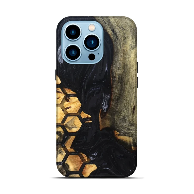 iPhone 14 Pro Wood Live Edge Phone Case - Missy (Pattern, 829271)