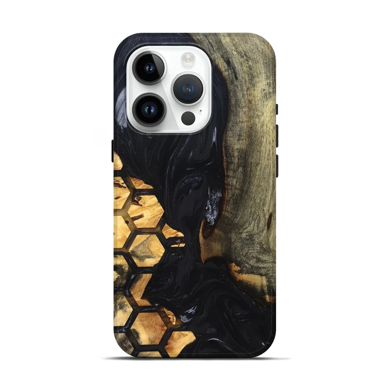 iPhone 15 Pro Wood Live Edge Phone Case - Missy (Pattern, 829271)
