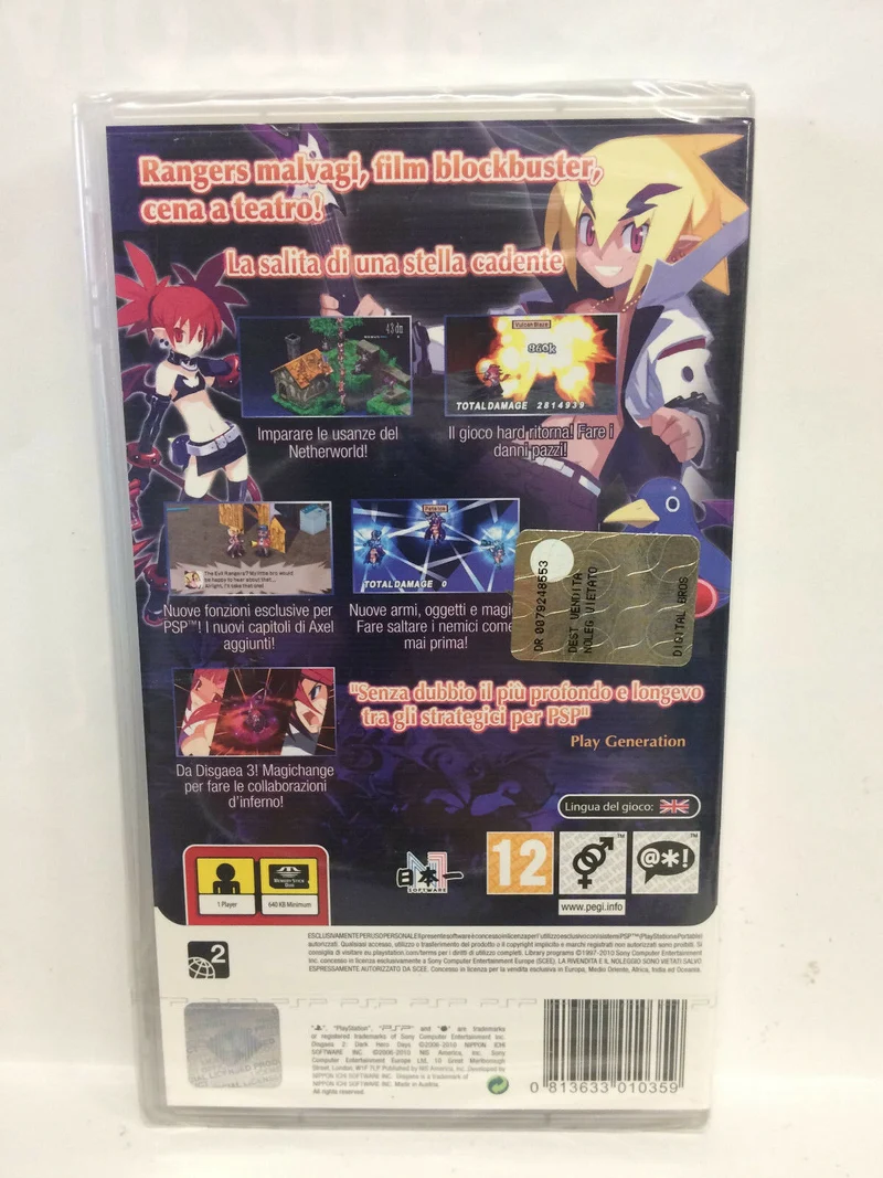 DISGAEA 2 DARK HERO DAYS PSP EDIZIONE ITALIANA