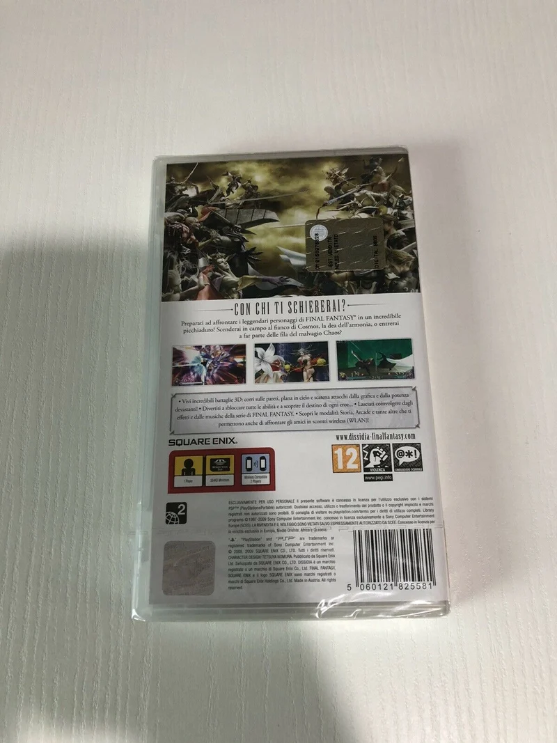 DISSIDIA FINAL FANTASY PSP EDIZIONE ITALIANA