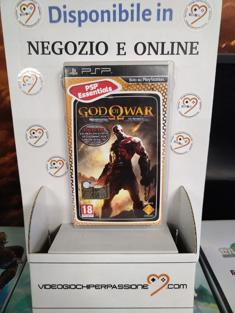GOD OF WAR IL FANTASMA DI SPARDA ESSENTIALS PSP (usato garantito)(versione ita.)
