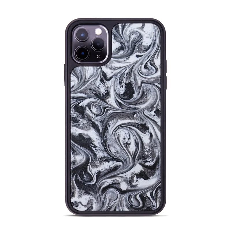 iPhone 11 Pro Max ResinArt Phone Case - Jace (Black & White, 829451)