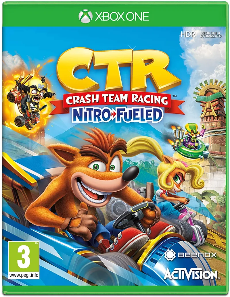 CTR CRASH TEAM RACING NITRO FUELED XBOX ONE EDIZIONE REGNO UNITO