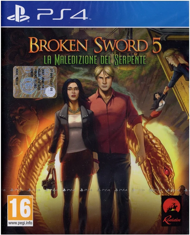 BROKEN SWORD 5 LA MALEDIZIONE DEL SERPENTE PLAYSTATION 4 EDIZIONE ITALIANA