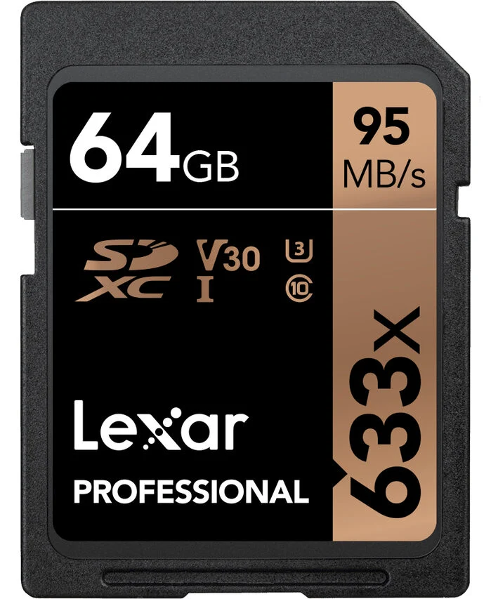 Lexar Professional 633x SDHC/SDXC UHS-I Cards memoria flash 64 GB Classe 10