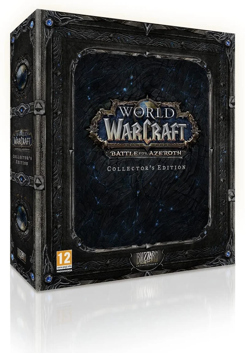 WORLD OF WARCRAFT BATTLE FOR AZEROTH COLLECTOR'S EDITION PC GAMES EDZIONE TEDESCA
