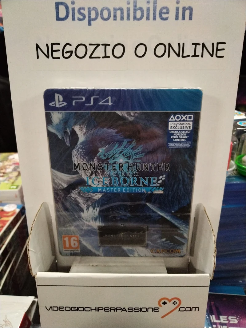 MONSTER HUNTER WORLD: ICEBORNE MASTER EDITION STEELBOOK PLAYSTATION 4 EDIZIONE REGNO UNITO