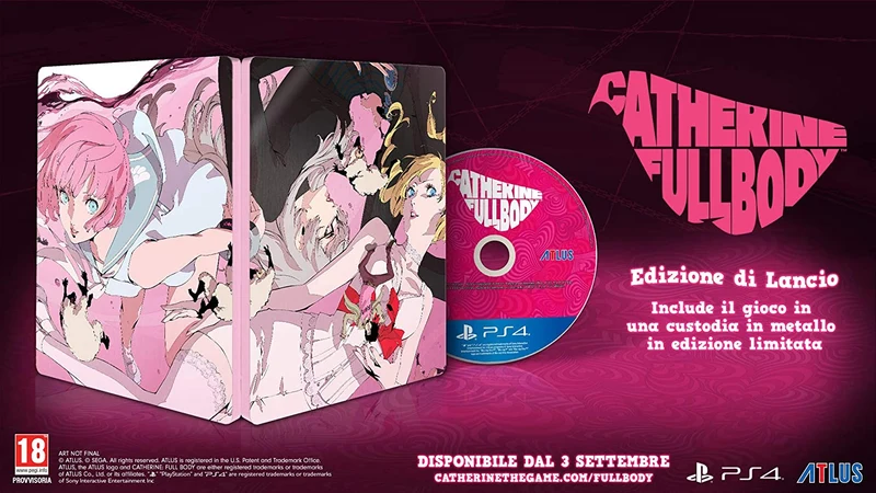 CATHERINE FULL BODY PLAYSTATION 4 EDIZIONE REGNO UNITO