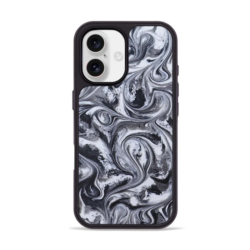 iPhone 17 ResinArt Phone Case - Jace (Black & White, 829451)