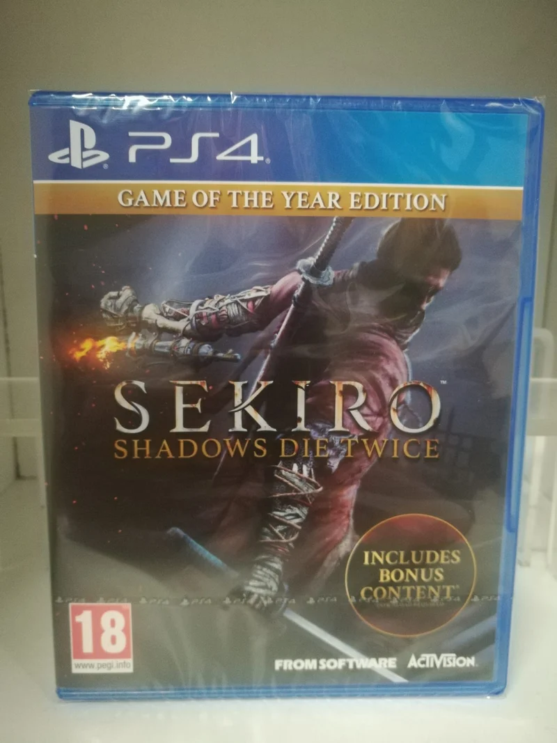SEKIRO SHADOWS DIE TWICE PLAYSTATION 4 EDIZIONE REGNO UNITO