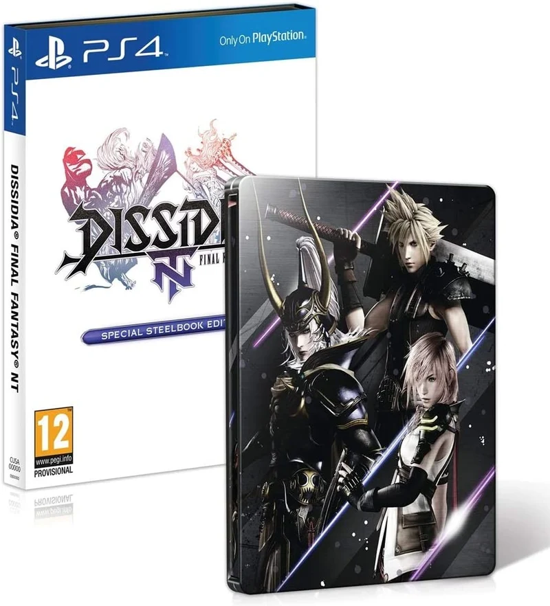 DISSIDIA FINAL FANTASY NT SPECIAL STEELBOOK EDITION PLAYSTATION 4 EDIZIONE REGNO UNITO