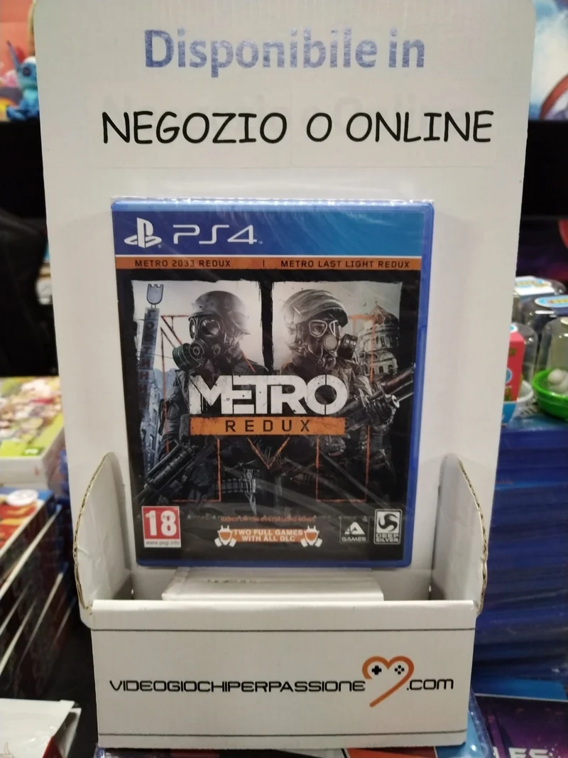 METRO REDUX PLAYSTATION 4 EDIZIONE REGNO UNITO