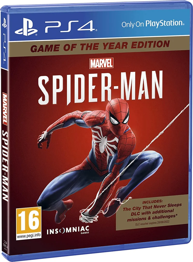 SPIDER-MAN GAME OF THE YEAR PLAYSTATION 4 EDIZIONE REGNO UNITO