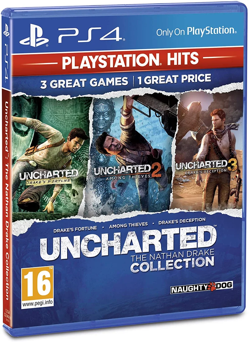 UNCHARTED COLLECTION PLAYSTATION HITS PLAYSTATION 4 EDIZIONE REGNO UNITO