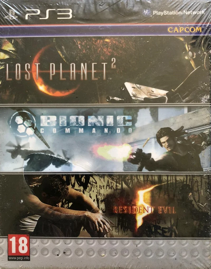 LOST PLANET 2 - BIONIC COMMANDO - RESIDENT EVIL 5 - TRIPACK PLAYSTATION 3 EDIZIONE ITALIANA