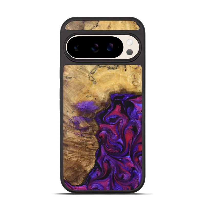 Pixel 10 Pro Wood Phone Case - Keara (Purple, 829259)