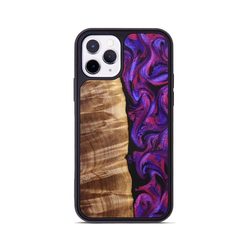 iPhone 11 Pro Wood Phone Case - Maye (Purple, 829257)