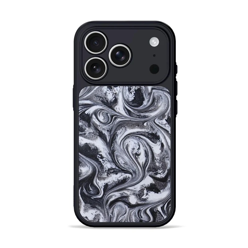 iPhone 17 Pro ResinArt Phone Case - Jace (Black & White, 829451)