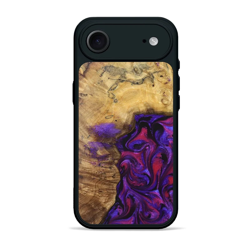 iPhone 17 Air Wood Phone Case - Keara (Purple, 829259)