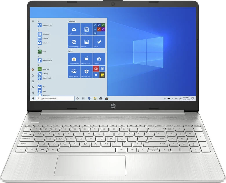 HP 15s-fq0061nl Computer portatile 39,6 cm (15.6") HD Intel® Celeron® 4 GB DDR4-SDRAM 128 GB SSD Wi-Fi 5 (802.11ac) Windows 10 Home S Argento