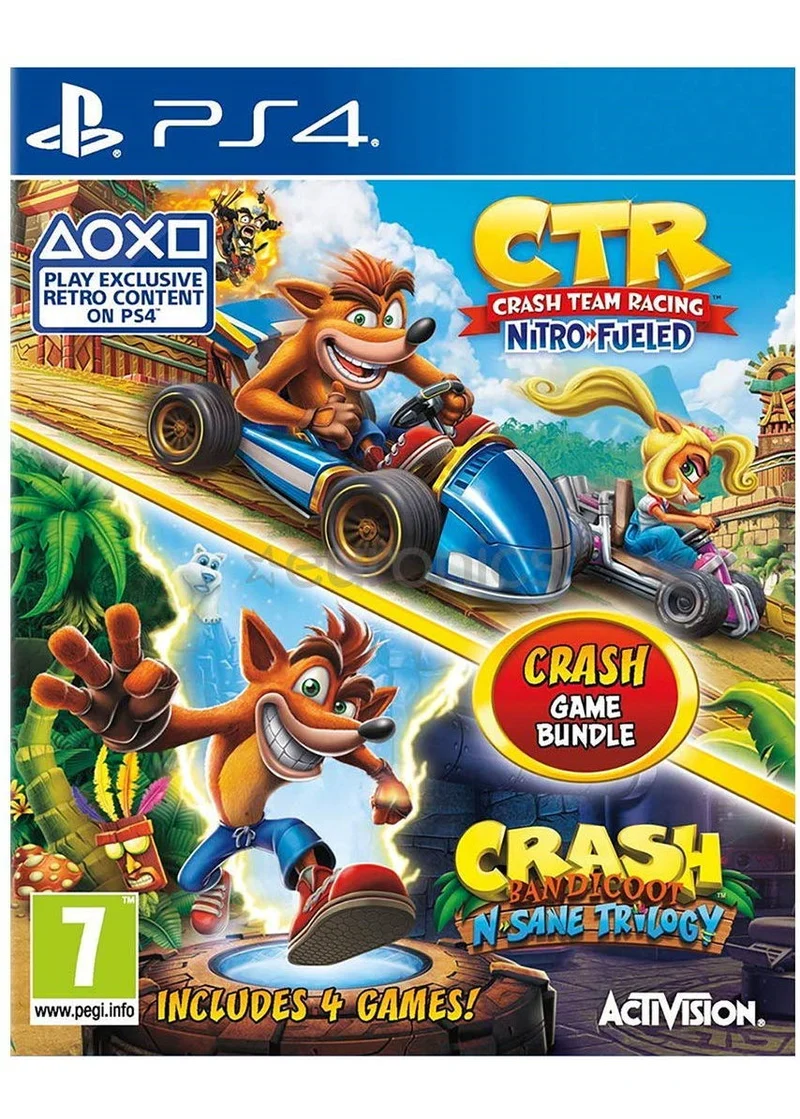 CRASH TEAM RACING NITRO FUELED + CRASH BANDICOOT N'SANE TRILOGY PLAYSTATION 4 EDIZIONE REGNO UNITO