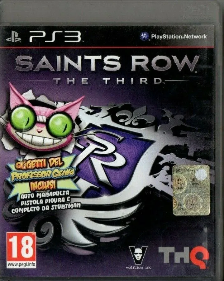 SAINTS ROW THE THIRD PLAYSTATION 3 EDIZIONE ITALIANA