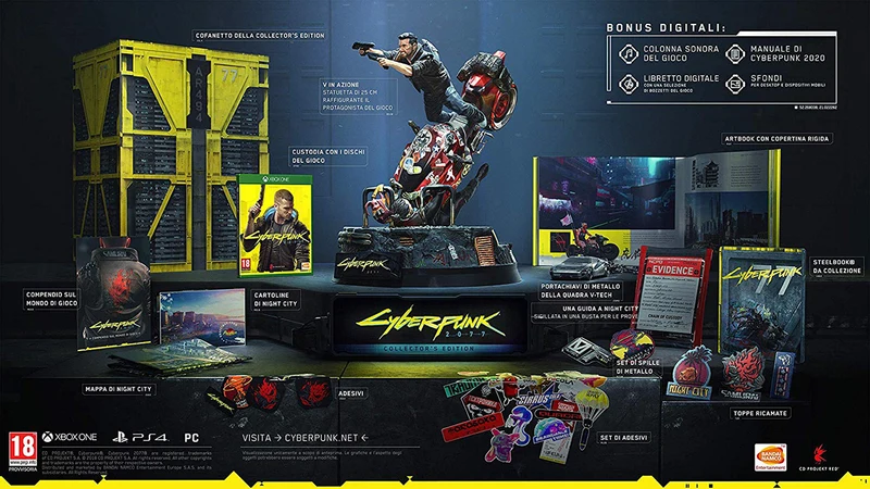 CYBERPUNK 2077 - COLLECTOR'S EDITION XBOX ONE EDIZIONE ITALIANA