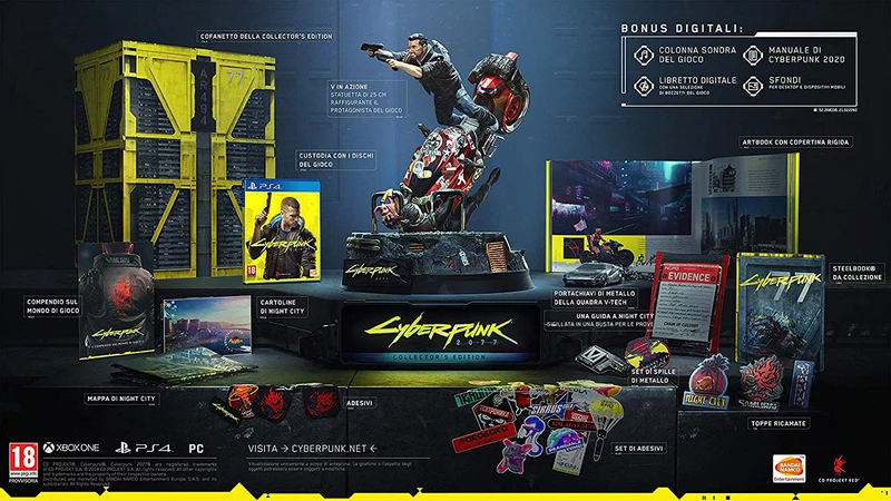 CYBERPUNK 2077 - COLLECTOR'S EDITION PLAYSTATION 4 EDIZIONE EUROPEAY
