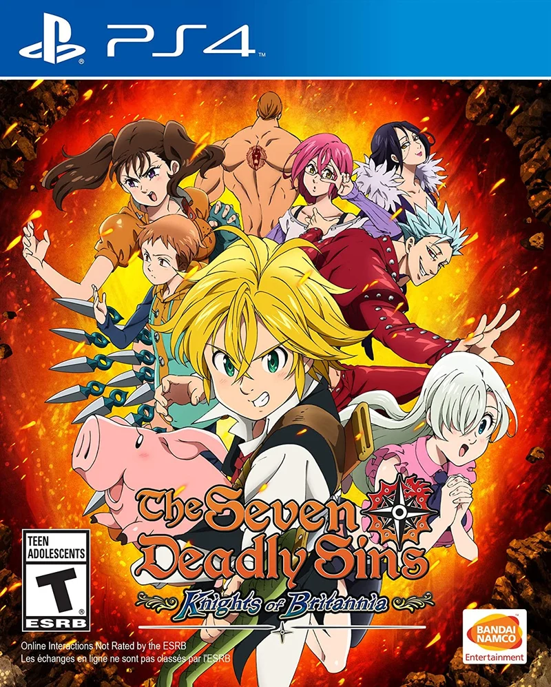 THE SEVEN DEADLY SINS: KNIGHTS OF BRITANNIA PLAYSTATION 4 VERSIONE AMERICANA