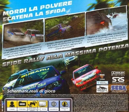 SEGA RALLY PLAYSTATION 3 EDIZIONE ITALIANA