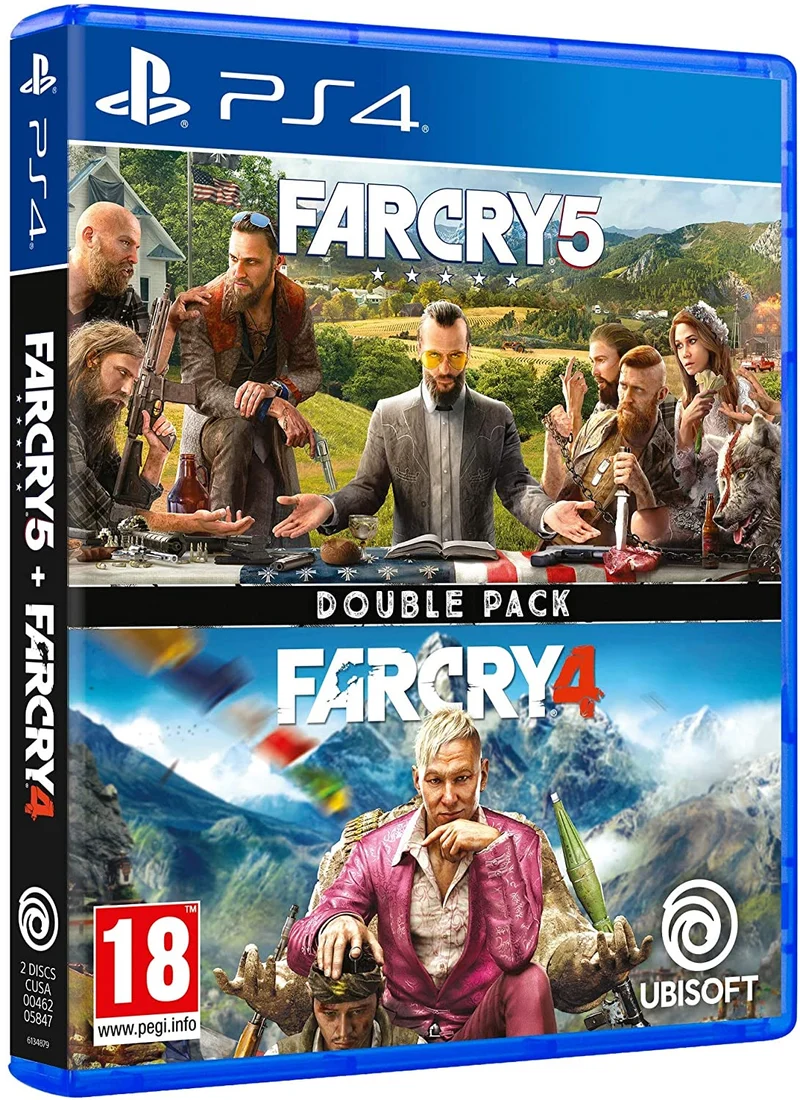 FAR CRY 5 + FAR CRY 4 DOUBLE PACK PLAYSTATION 4 VERSIONE EUROPEA