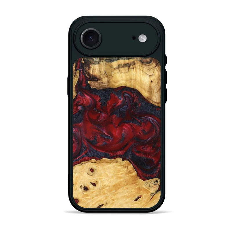 iPhone 17 Air Wood Phone Case - Geneva (Red, 829431)