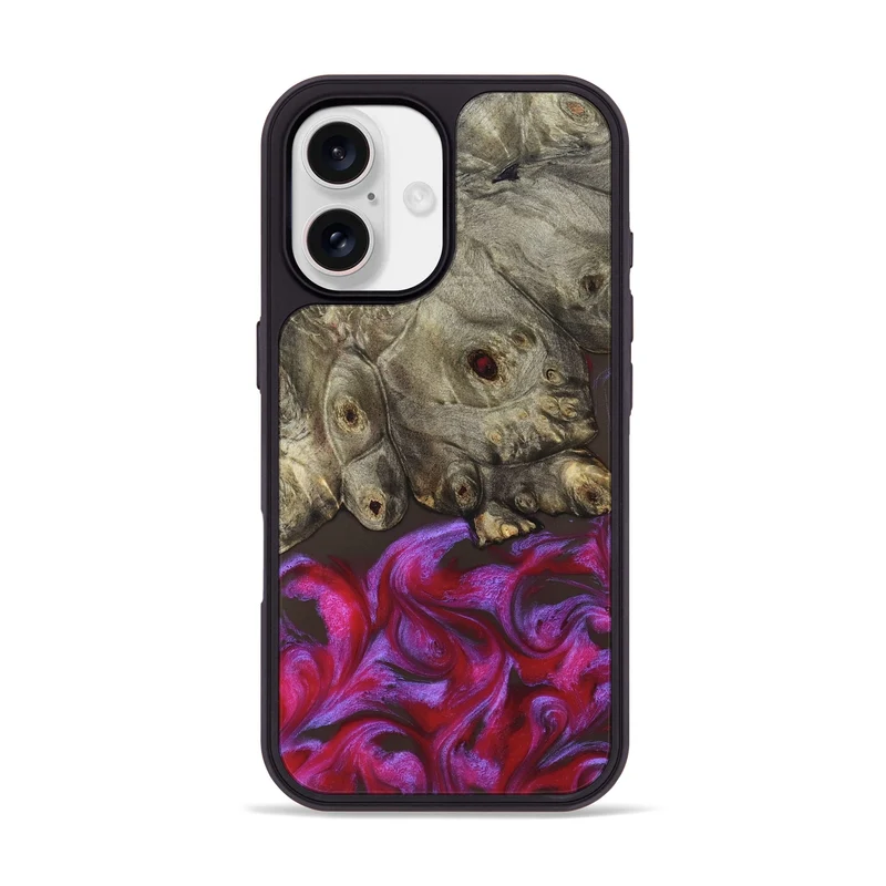iPhone 17 Wood Phone Case - Timmy (Red, 829434)