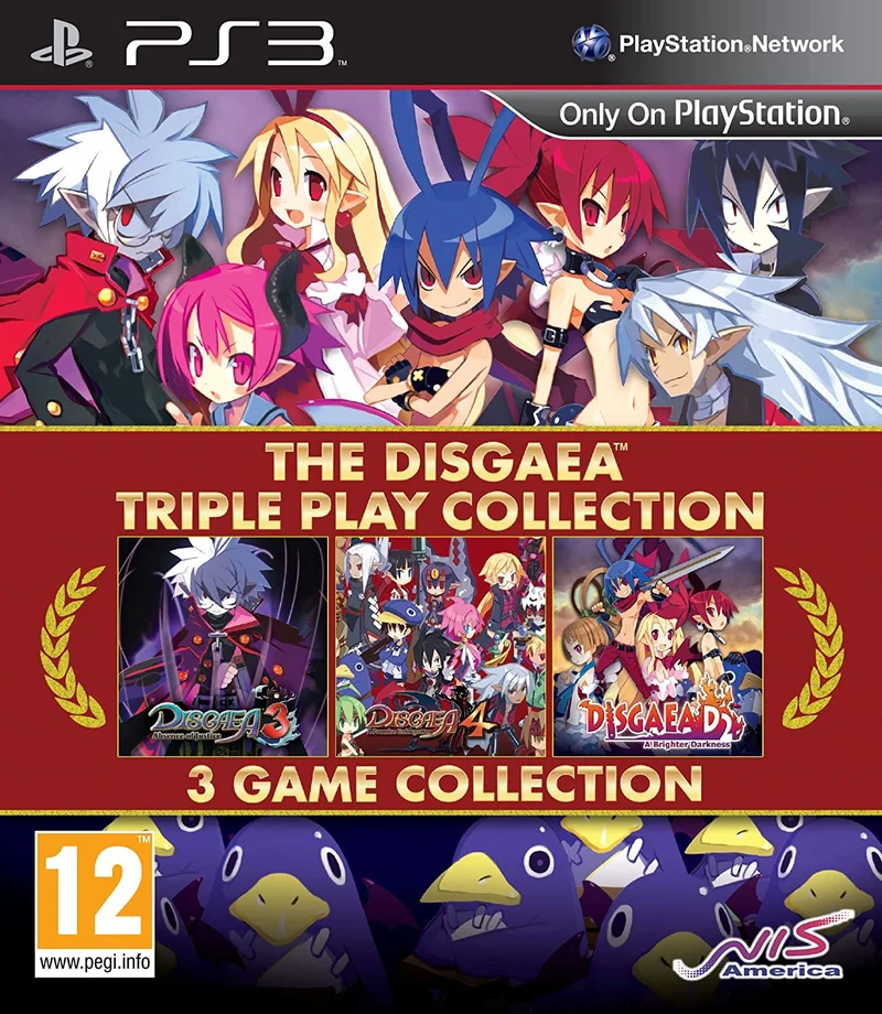 THE DISGAEA TRIPLE PLAY COLLECTION PLAYSTATION 3 EDIZIONE REGNO UNITO