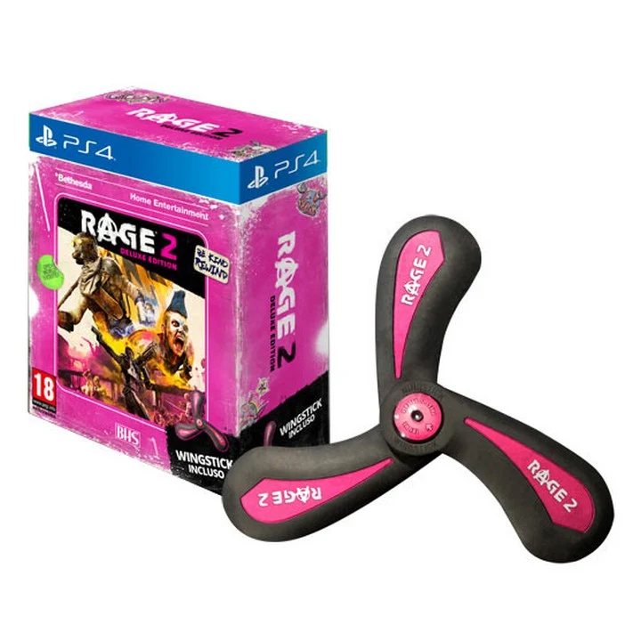 RAGE 2 DELUXE EDITION WINGSTICK EDITION PLAYSTATION 4 EDIZIONE REGNO UNITO