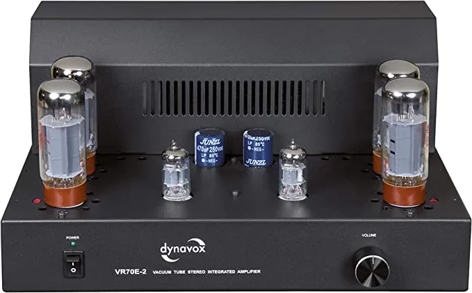 Dynavox VR70 E II Amplificatore a Valvole Nero E2