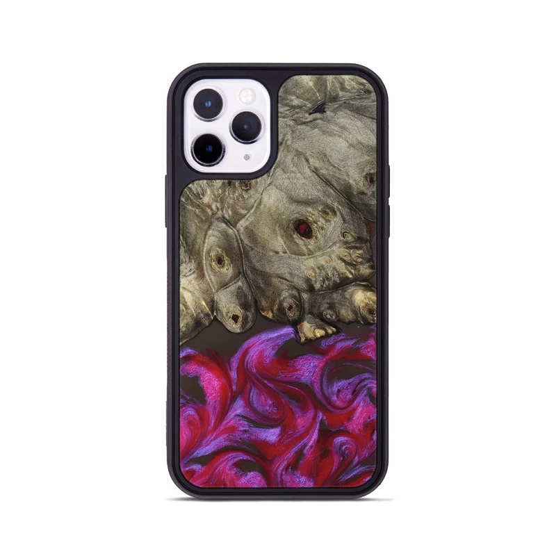 iPhone 11 Pro Wood Phone Case - Timmy (Red, 829434)