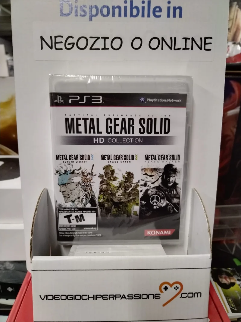 METAL GEAR SOLID HD COLLECTION PLAYSTATION 3 EDIZIONE AMERICANA
