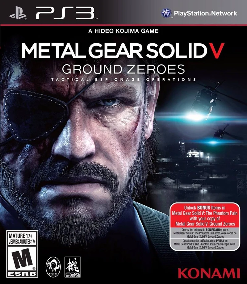 METAL GEAR SOLID V GROUND ZEROES PLAYSTATION 3 EDIZIONE AMERICANA