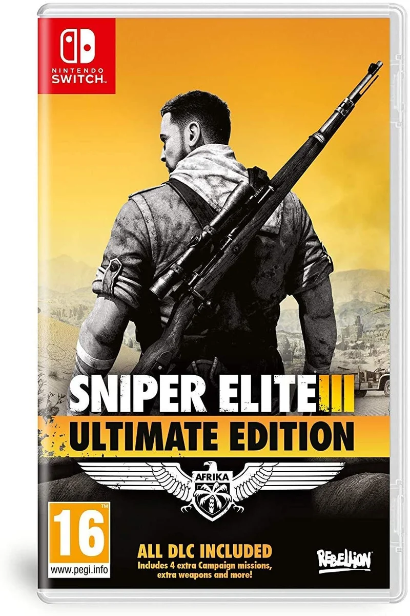 SNIPER ELITE III ULTIMATE EDITION NINTENDO SWITCH EDIZIONE REGNO UNITO